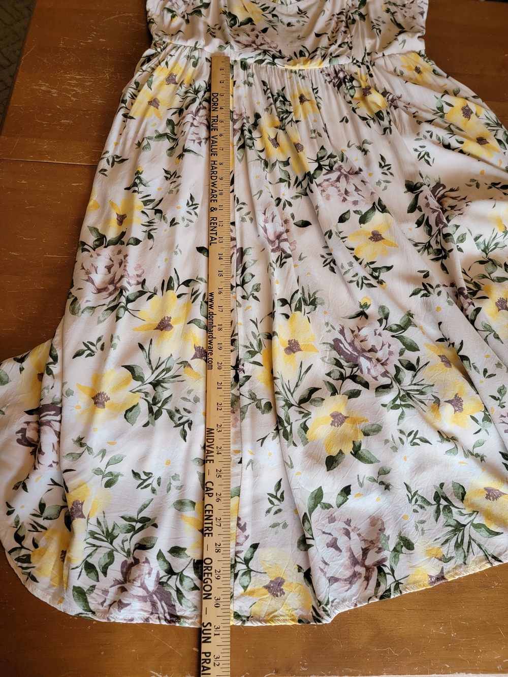 torrid Midi Challis Sunflower Sun Dress Size 2X - Picture 10 of 14